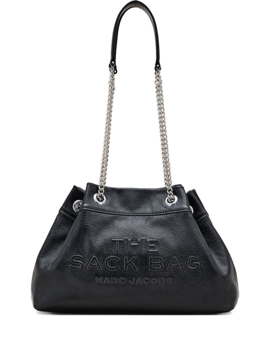 The Chain Sack Leather Shoulder Bag