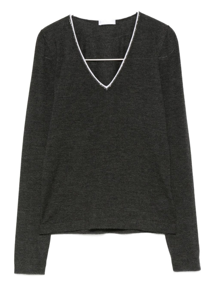 Brunello Cucinelli Sweaters - Blacks and greys | bd96113d6bb8adaf9e379ba51ad18c760e7b1d10
