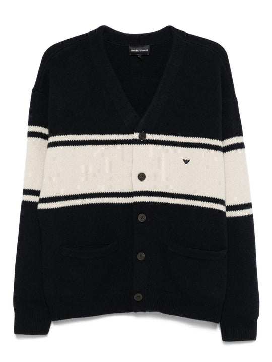 Wool V-Necked Cardigan