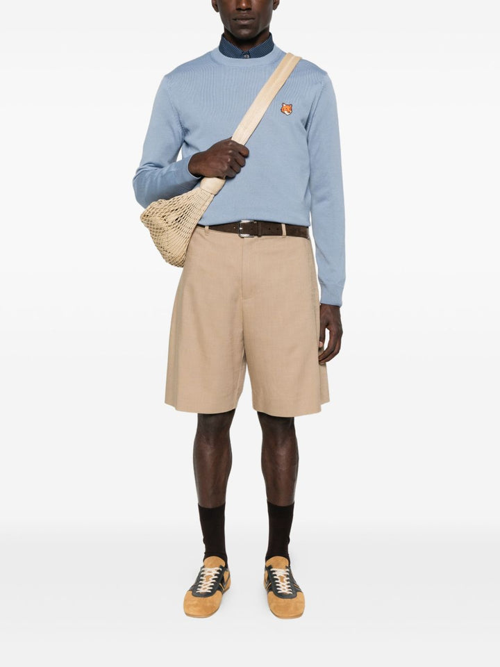 Maison Kitsune' Sweaters - Blue and green | 1e9fb9fa2269edbcb31f25d64d7a4f4ecb220dad