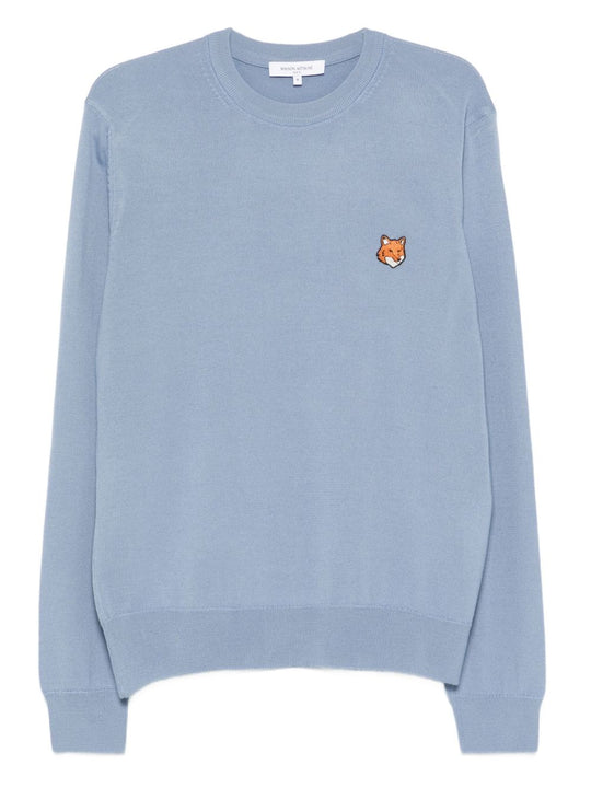Fox Head Wool Crewneck Jumper