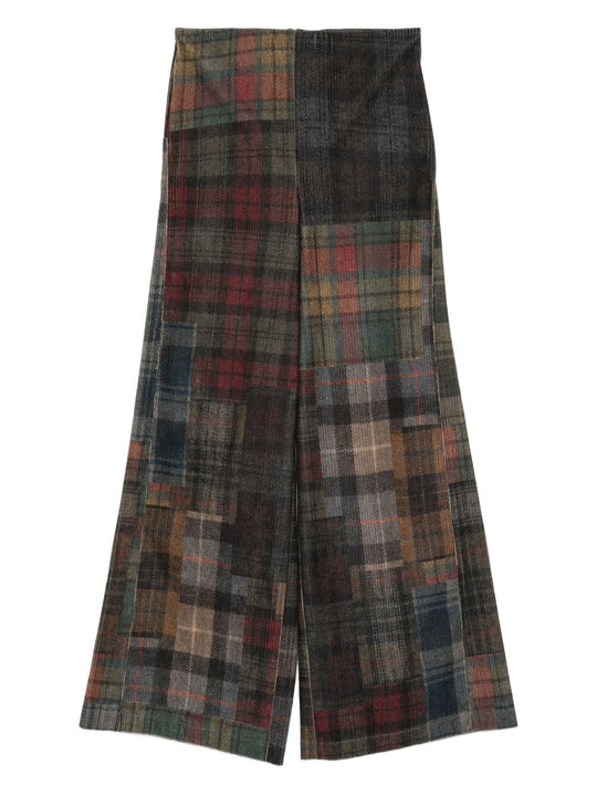 Patchwork Design Trousers