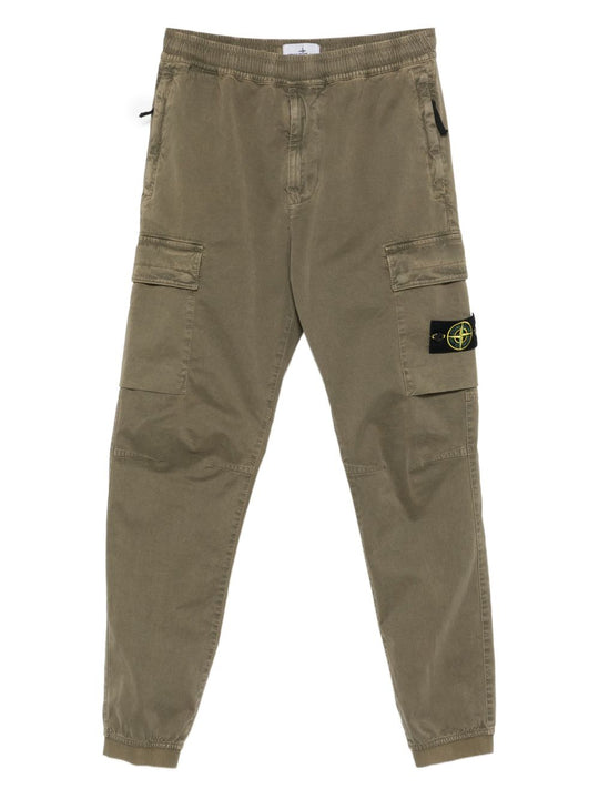 Logo Cotton Cargo Trousers