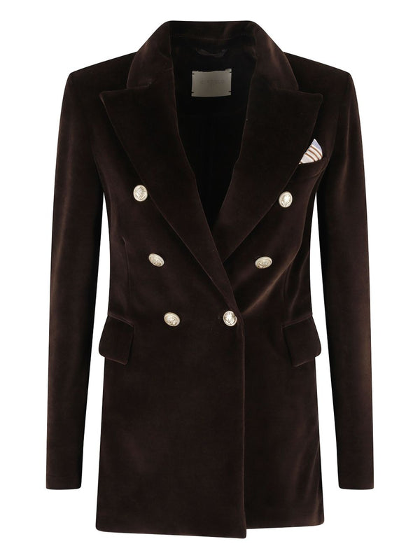 Cotton Double-Breasted Jacket