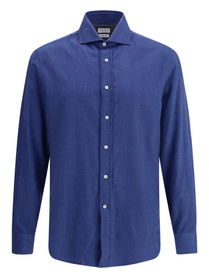 Brunello Cucinelli Shirts - Blue and green | 7b3a9e1ea7ab204c72c452fb7ea9a42721221a3f