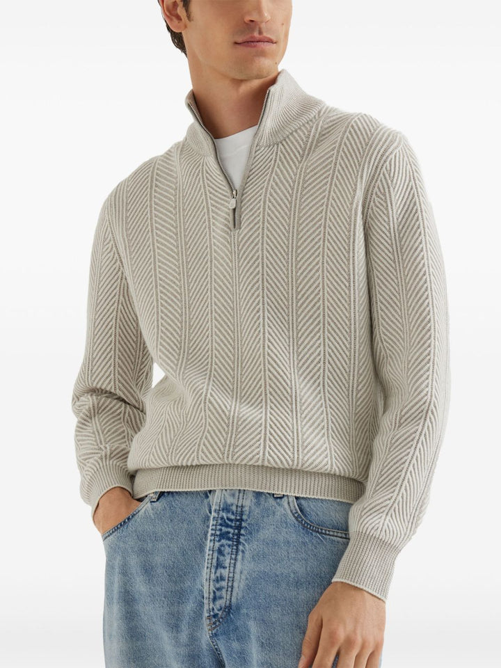 Brunello Cucinelli Sweaters - Light and natural | 1bcceabb17bb01902cd810703370e8d0b9a033cf