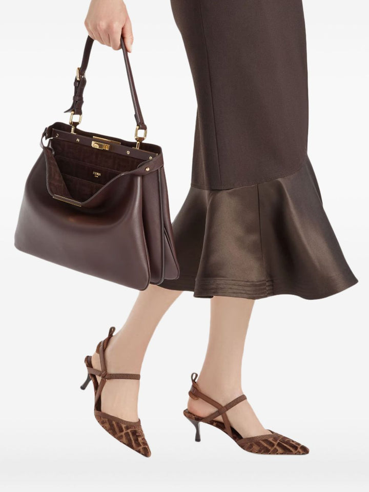 Fendi With Heel - Brown | 1690c267752542d025e9e49e8bf4ef0500c36e9e