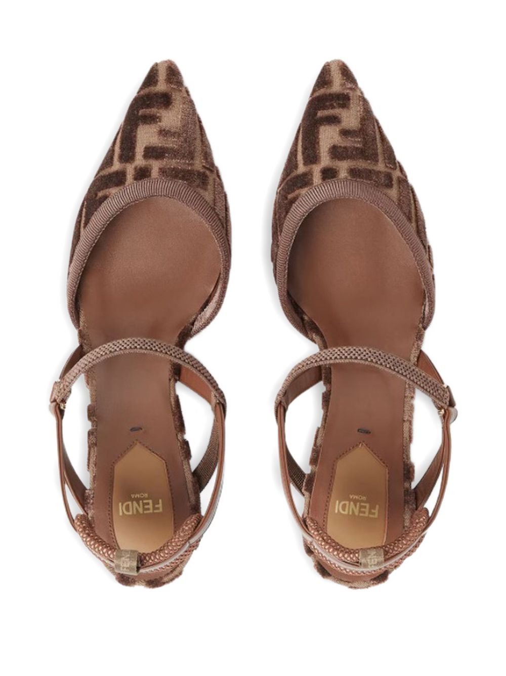 Fendi With Heel - Brown | 0cbf34aa50b77f336b7eb10edae2e1ecf11a1642