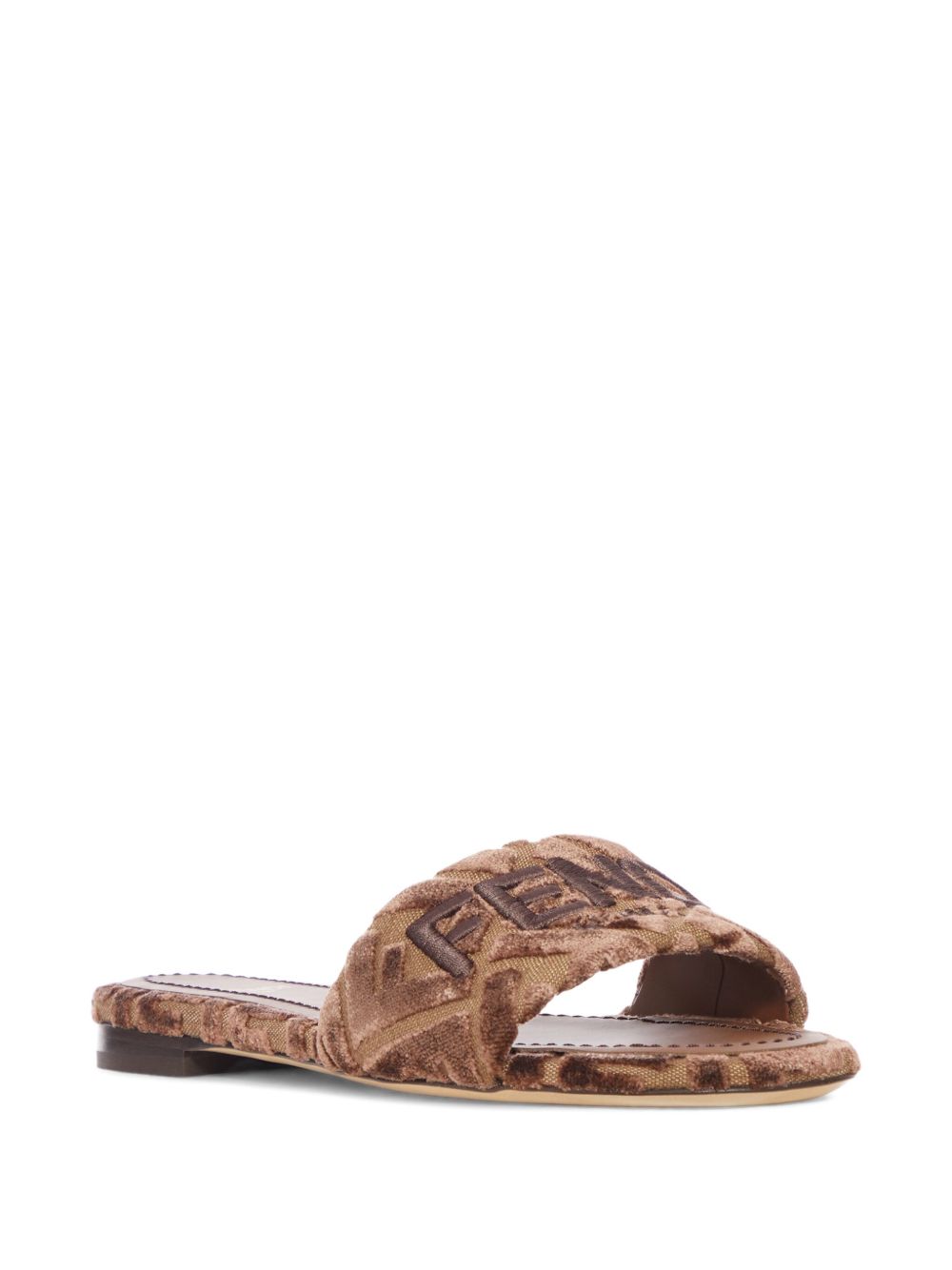 Fendi Sandals - Brown | a230ea3cb28cc8b3a8810ffd43b0a0b94b4b6792