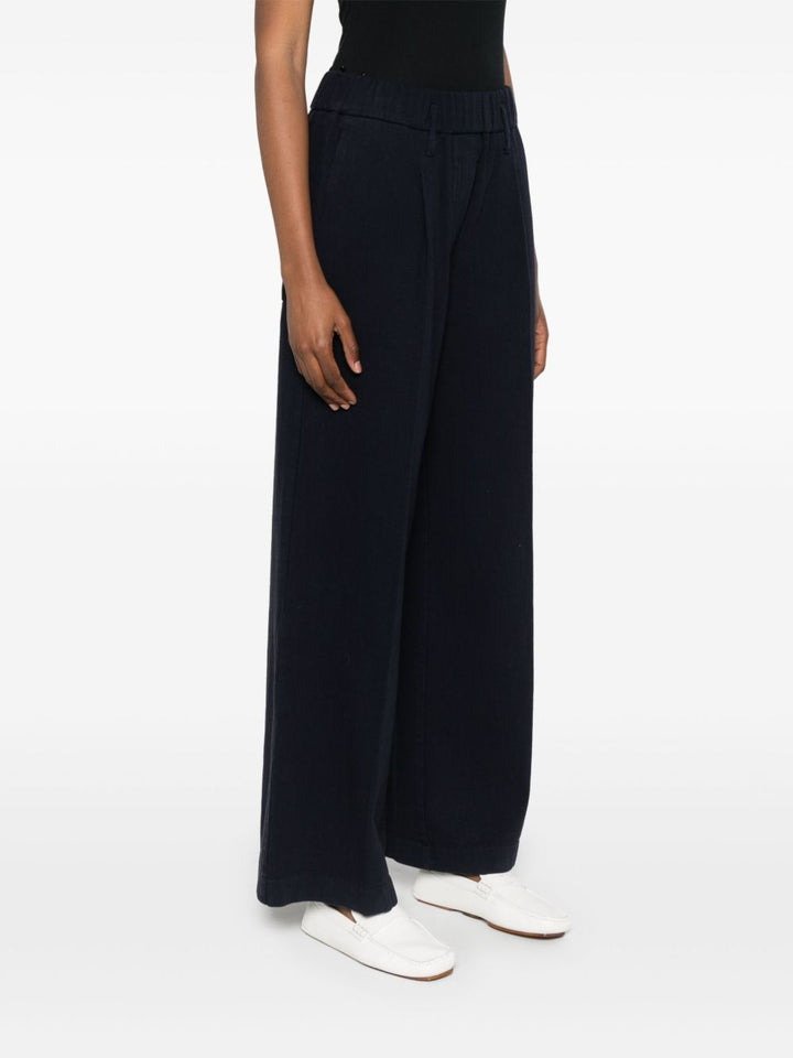 Forte Forte Trousers - Blue and green | fd296339b035f38c77f2cdd6e4aaaee811ebf971