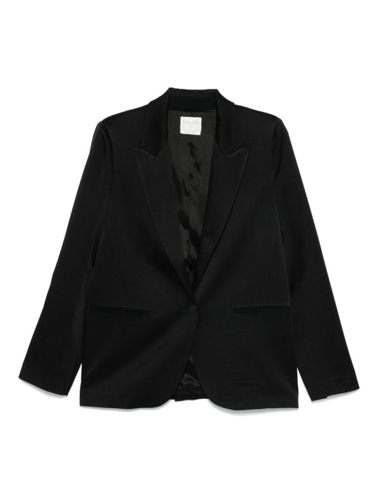 Satin Single-Breasted Jacket