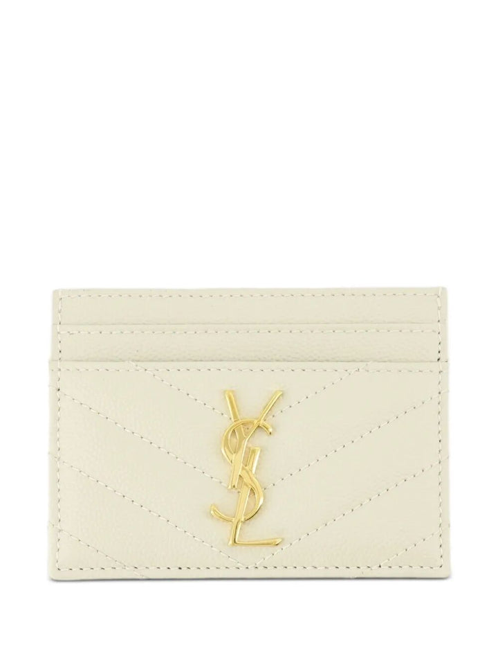 Saint Laurent Paris Credit card cases - Nude & Neutrals | 2de2038aa9fa1498b4f14293059b9f9e849a68ff