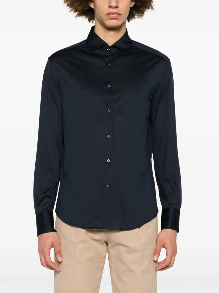 Brunello Cucinelli Plain - Blue | 1e3d7f4aaf0ee10a83565fc0fecc8e5a695aae07