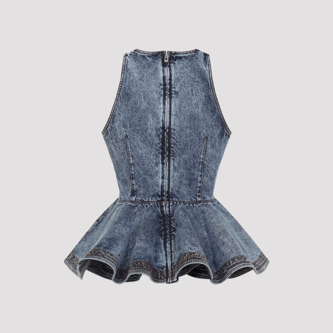 AlaÏA Tops - Blue | e8e2d696672a7cddfb88b27c5fa4ad39b85459c8