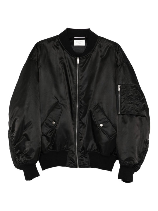 Nylon Bomber Jacket