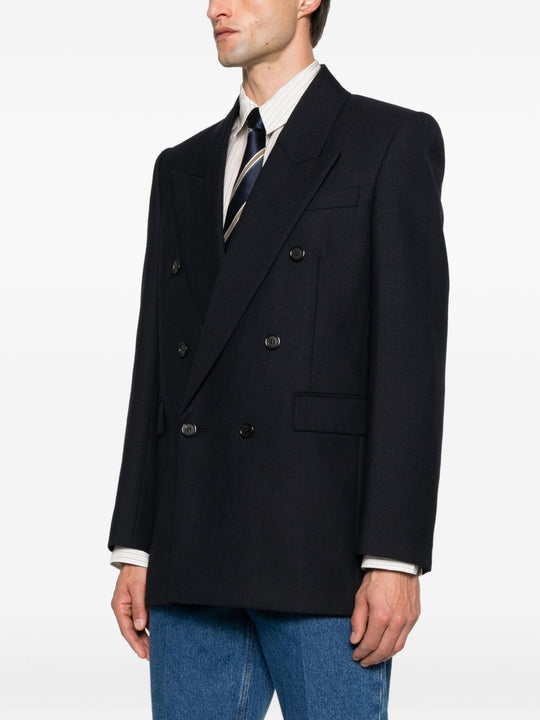 Wool Double-Breasted Jacket