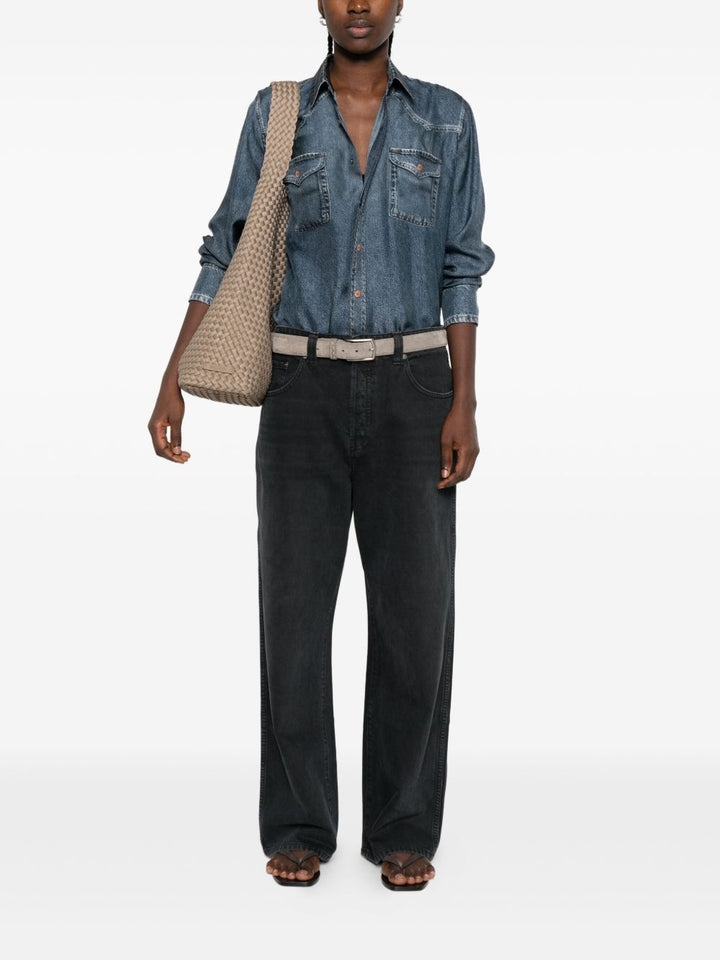 Pierre Louis Mascia Shirts - Blue and green | 8572c45c073546ff266b3aad25a6820e0881cfaf