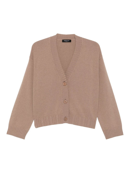 Wool V-Necked Cardigan