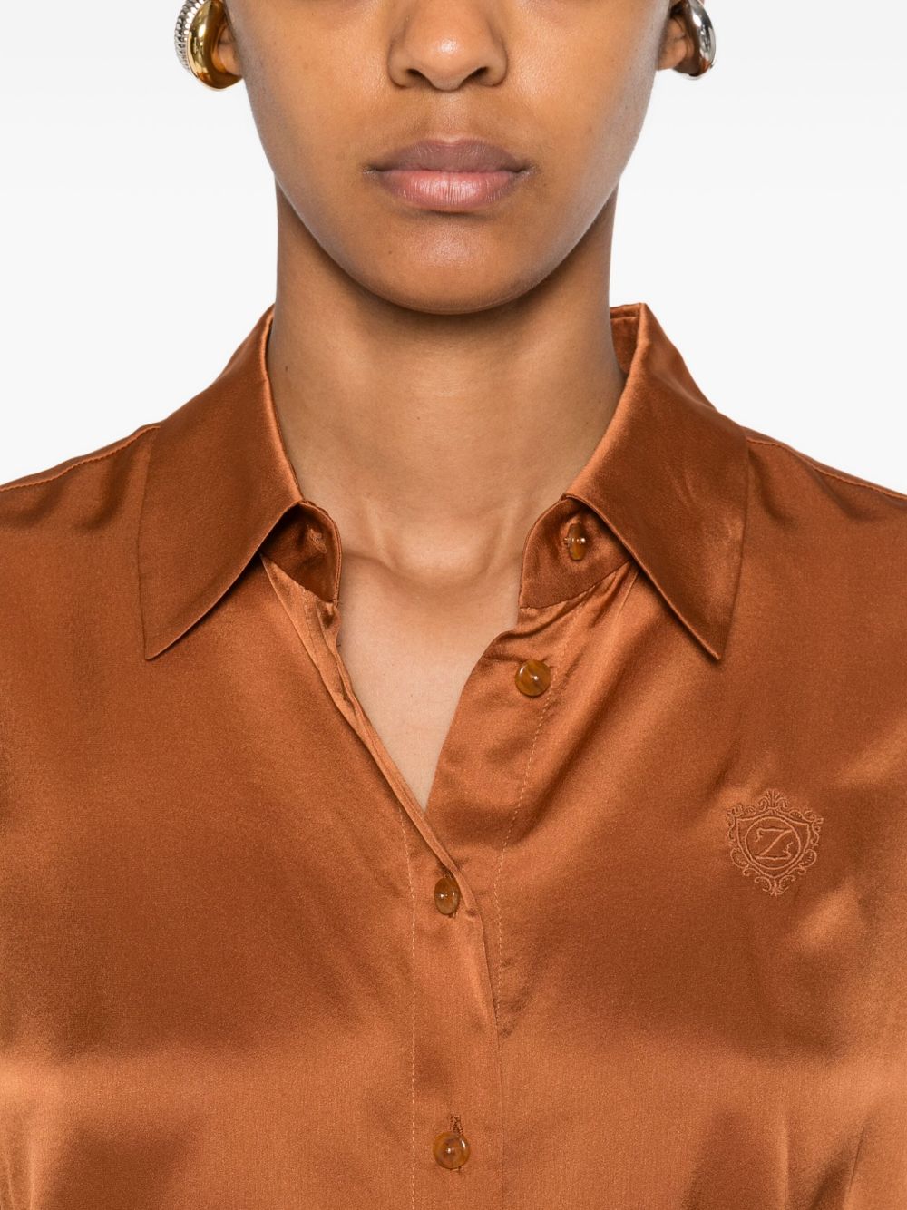 Zimmermann Shirts - Brown | 594084a73b1308c942fea2d3a0f43cbc6201ae7d