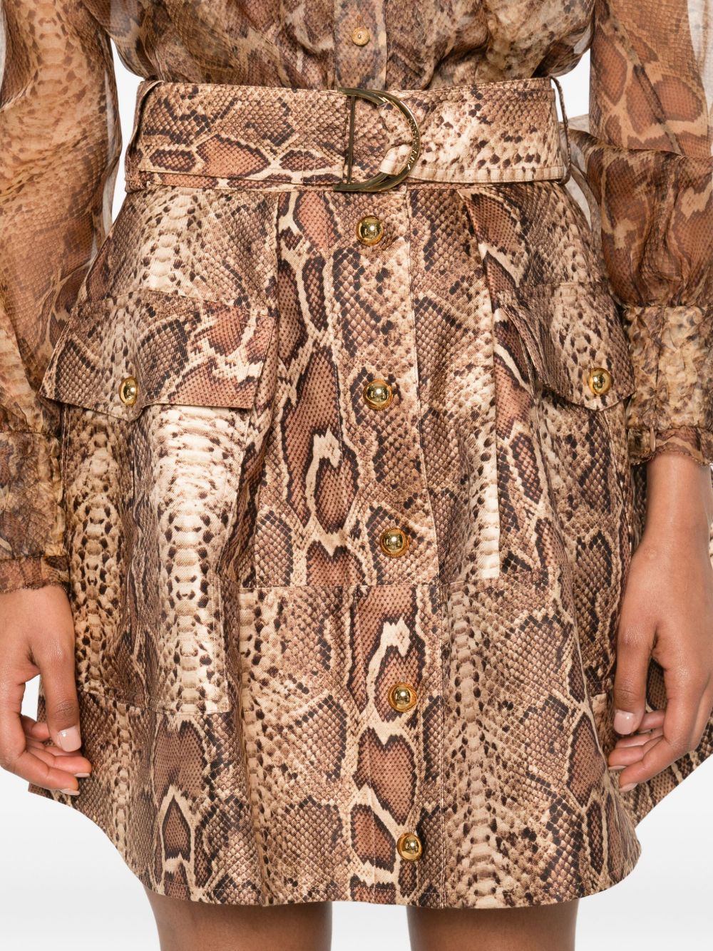 Zimmermann Skirts - Brown | ca8207ad60a07f02c41eb13f7783fd02013093f4
