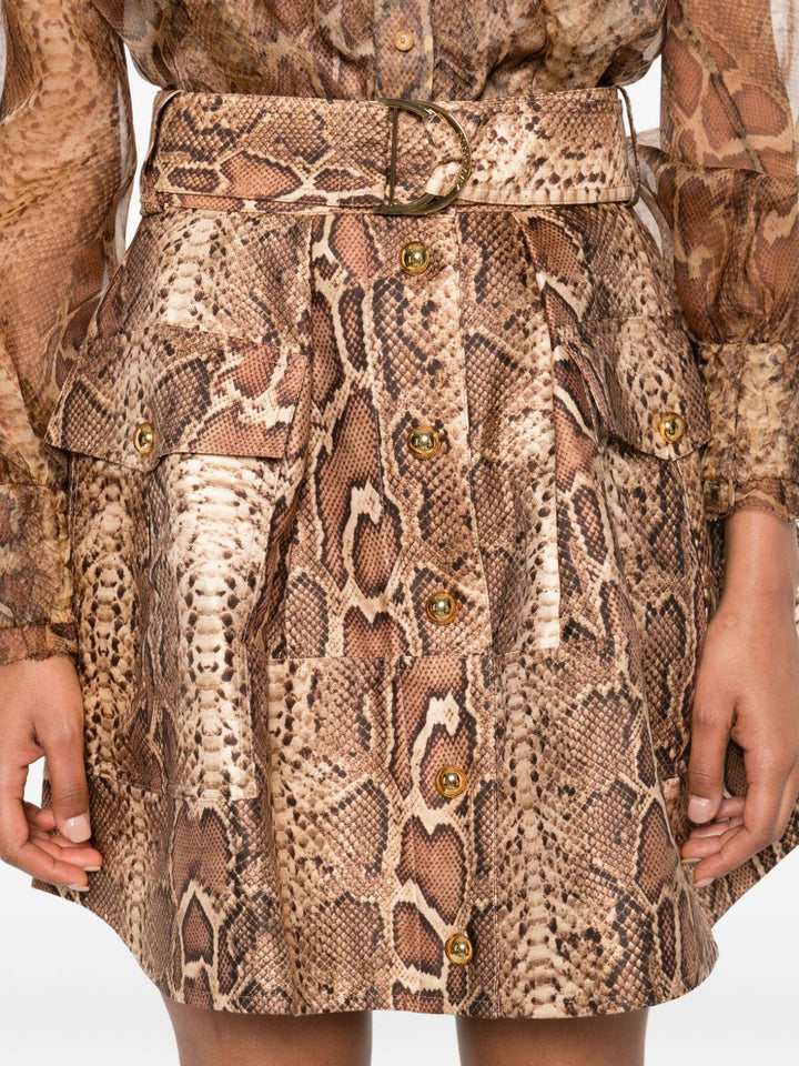 Zimmermann Skirts - Brown | ca8207ad60a07f02c41eb13f7783fd02013093f4