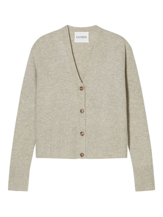 Wool V-Necked Cardigan