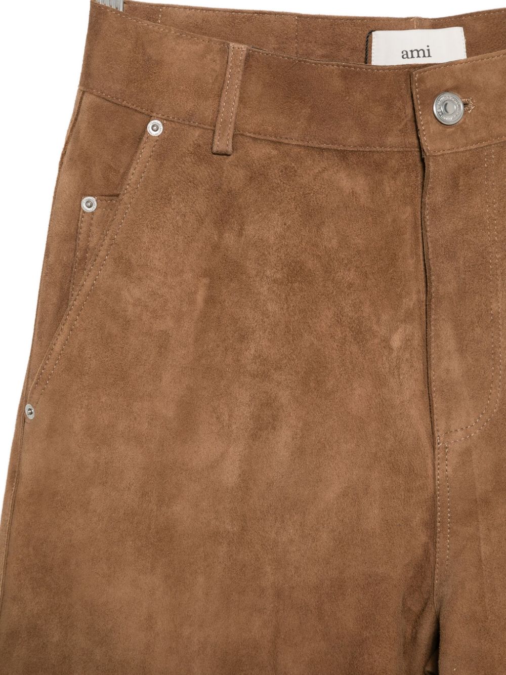 Ami Paris Trousers - Brown | 27fe7a3f5a08e1cdc833018dadbf3aa667594324