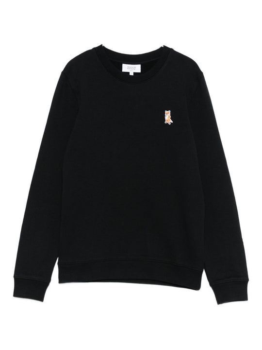 Lady Fox Cotton Crewneck Sweatshirt
