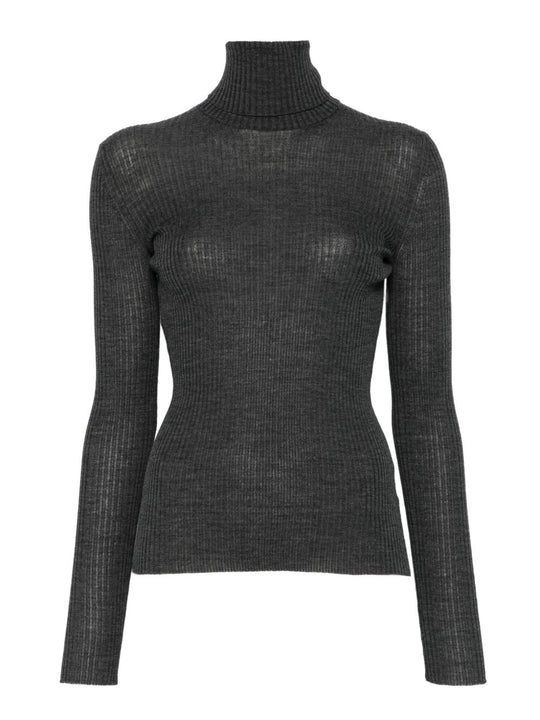 Wool Turtle-Neck Sweater