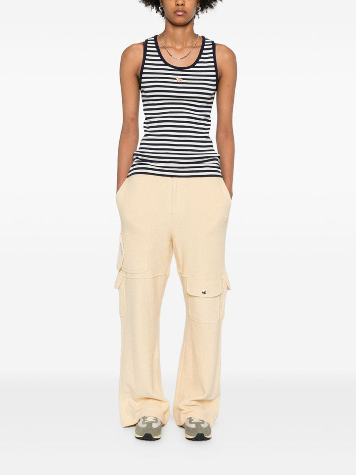 Maison Kitsune' Top - Blue and green | 2ece635b59da2ed62d4596a1e3f5d2d19e62a39d