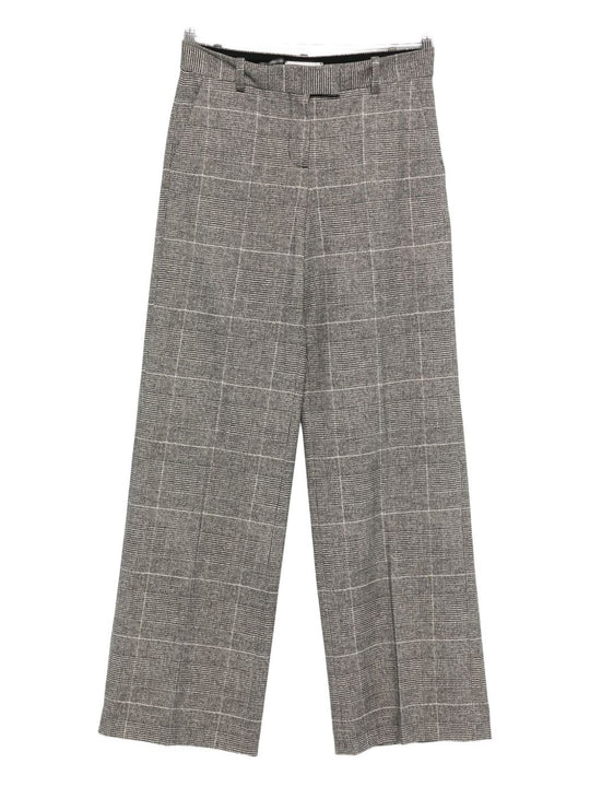 Cotton Wide-Leg Trousers