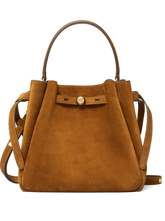 Romy Suede Leather Bucket Bag