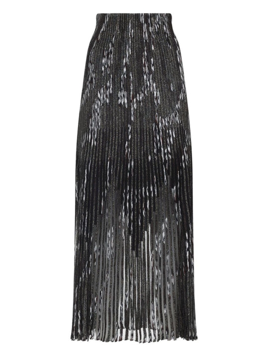 Pleated Long Skirt