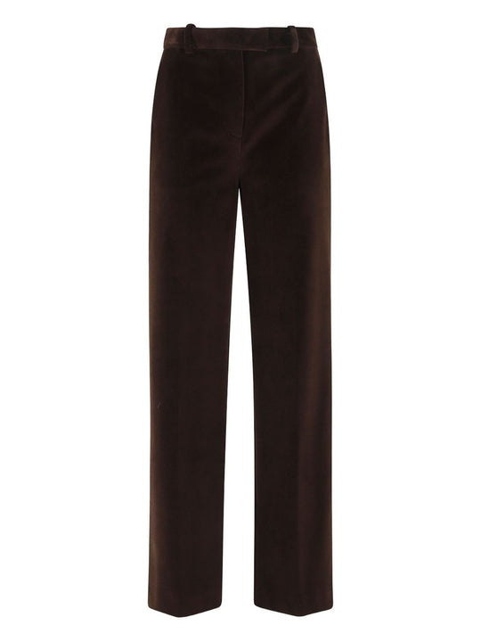 Cotton Wide-Leg Trousers