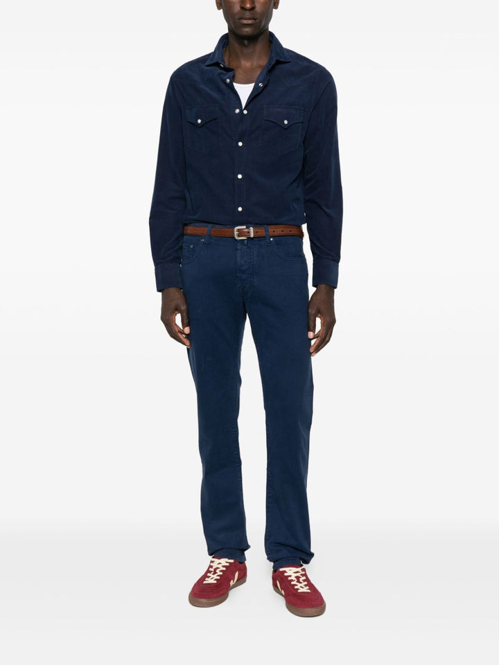 Brunello Cucinelli Shirts - Blue and green | 3a6ce30bf2e5c3fb8ab67a2b5753984bd524ff24