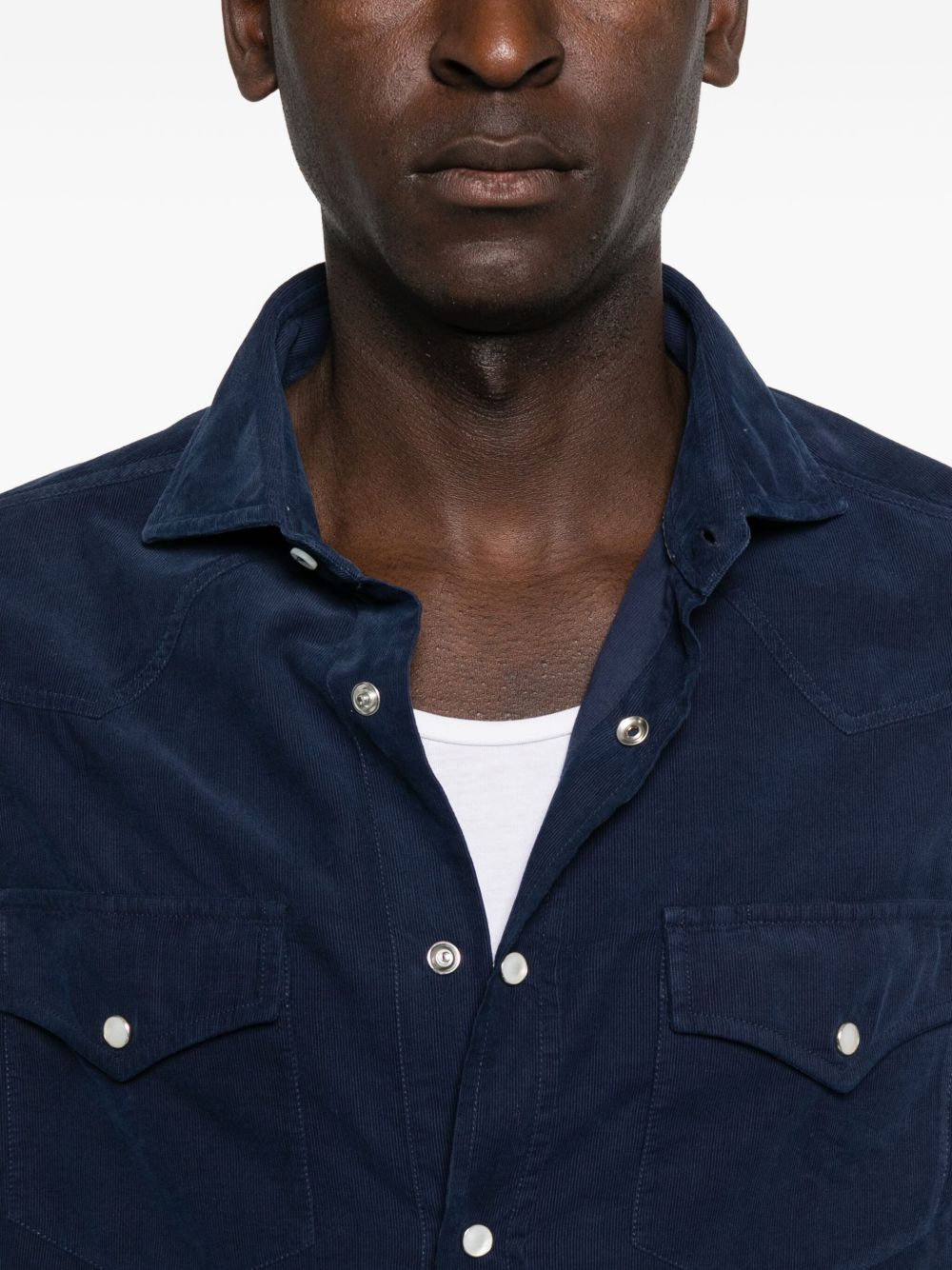 Brunello Cucinelli Shirts - Blue and green | 710a48c1b92c9ec38500def8dde512c144c16088