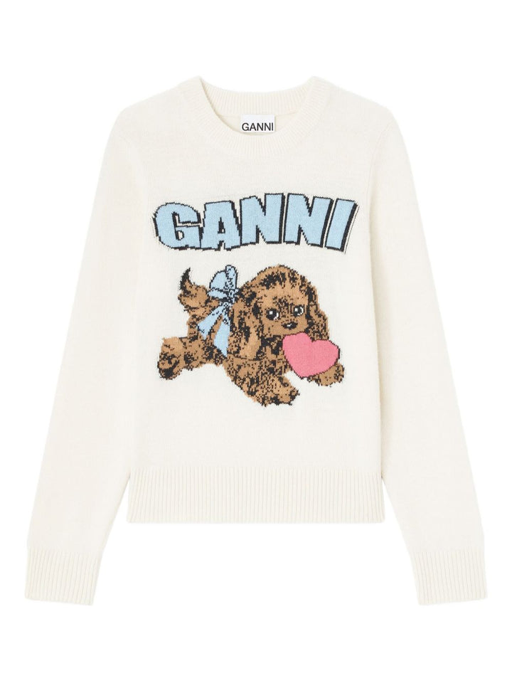 Ganni Sweaters - Light and natural | ecde93c573ac87b2362c293f3c4e4e015dea6b81