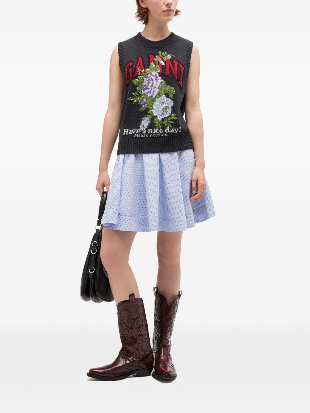 Ganni Sweaters - Blacks and greys | 89babfec64f3e8766c4436710e7dd1b3a600a0e6