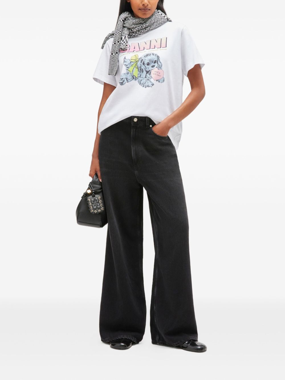 Ganni T-shirts and Polos - Light and natural | 19032da770396394be46d8912890b029cce39771