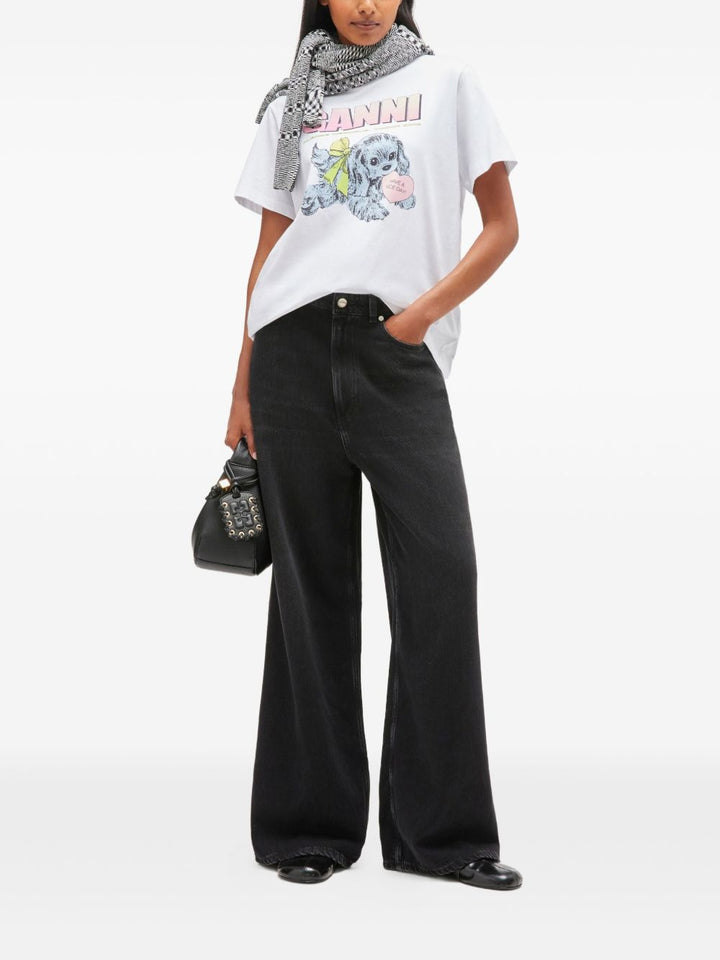 Ganni T-shirts and Polos - Light and natural | 19032da770396394be46d8912890b029cce39771