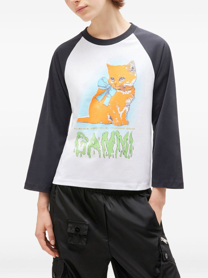 Ganni T-shirts and Polos - Light and natural | 1479cd433a72a21e8853e1717fa91332bee32d24