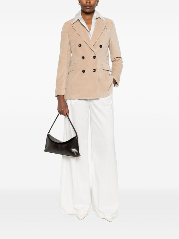Cotton Double-Breasted Jacket