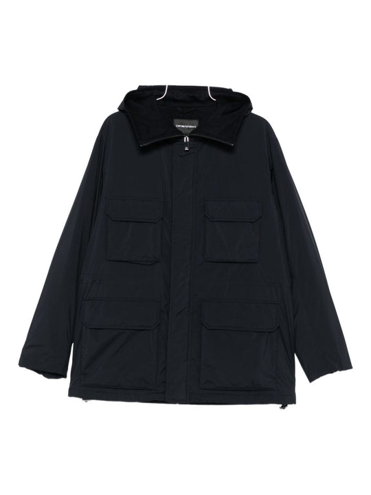 Nylon Parka Coat