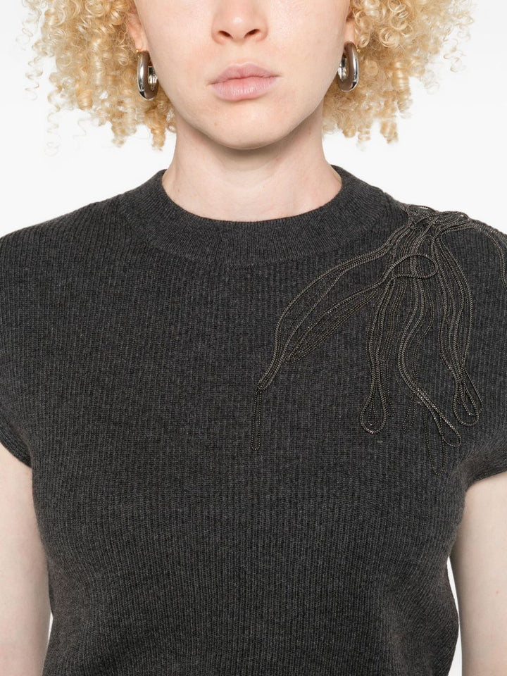 Brunello Cucinelli Top - Blacks and greys | 8a68c6434f7a4ac7ec6d758b9490baf609d436c9