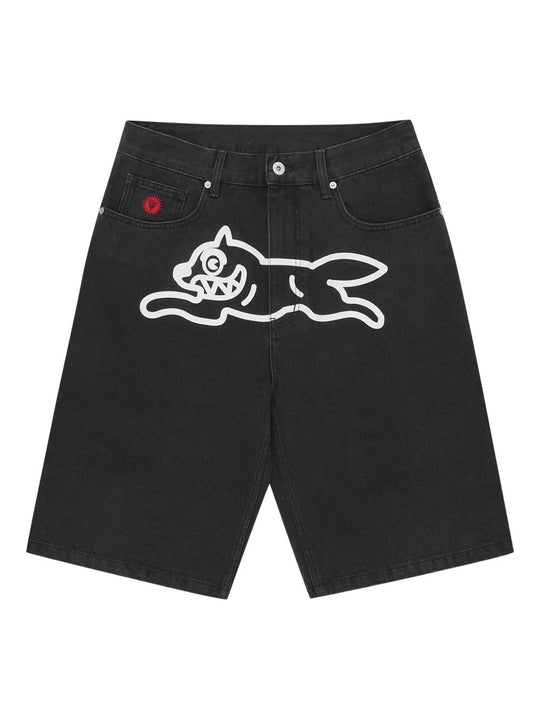 Running Dog Denim Shorts