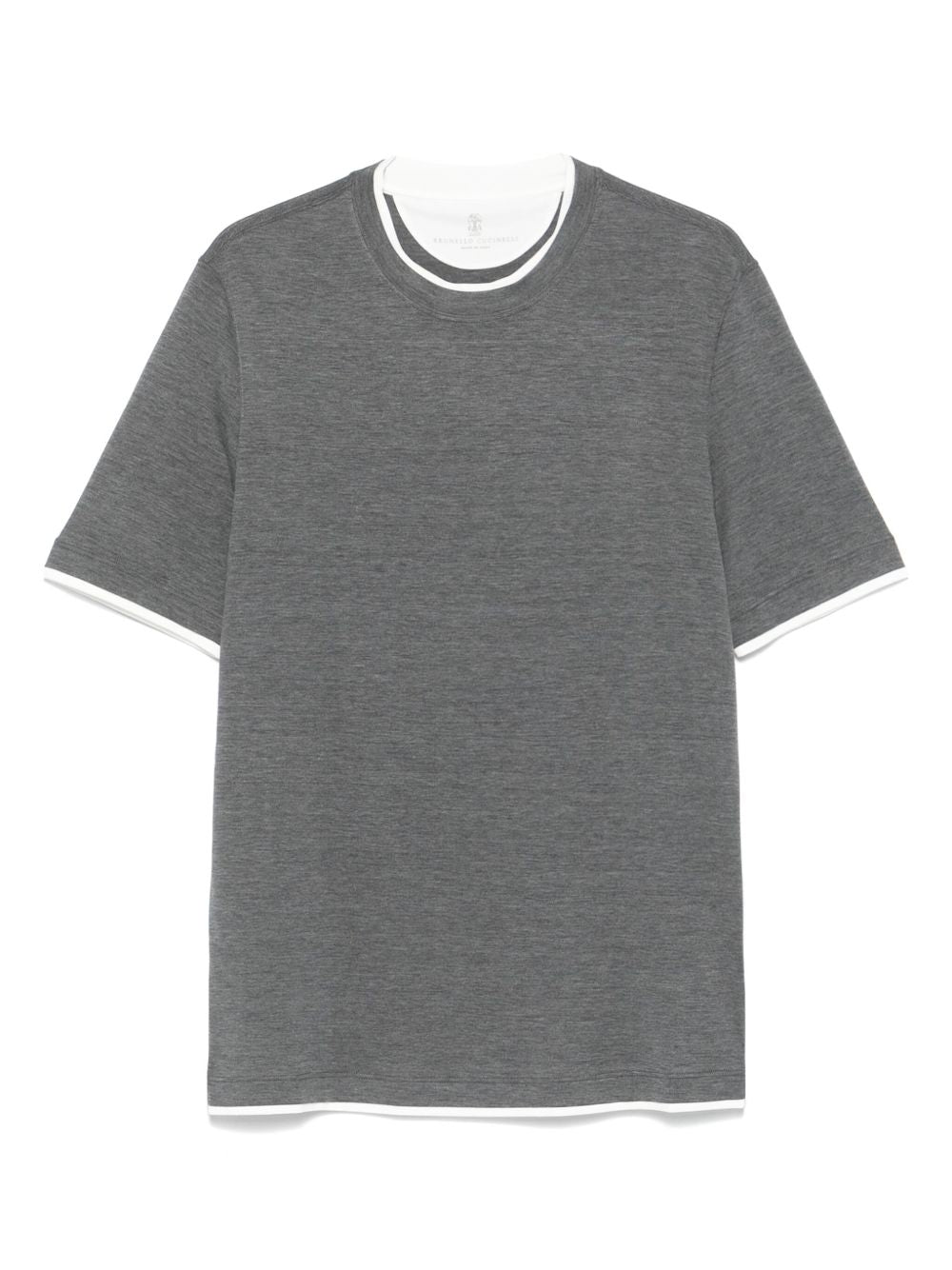 Brunello Cucinelli T-shirts and Polos - Blacks and greys | 1b2de6723f767f8167f33c6e83444ec90da76ce3