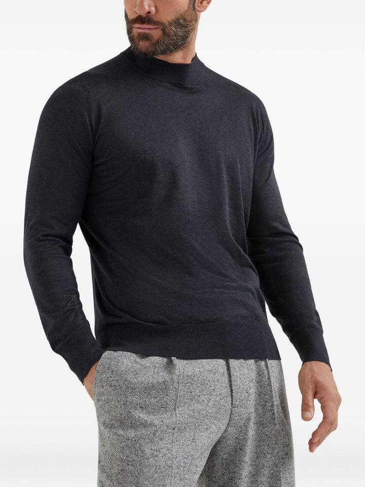 Brunello Cucinelli Sweaters - Blacks and greys | 33ee0477cf438e3b0bdf5f3923a1c4c54d7e0a3b