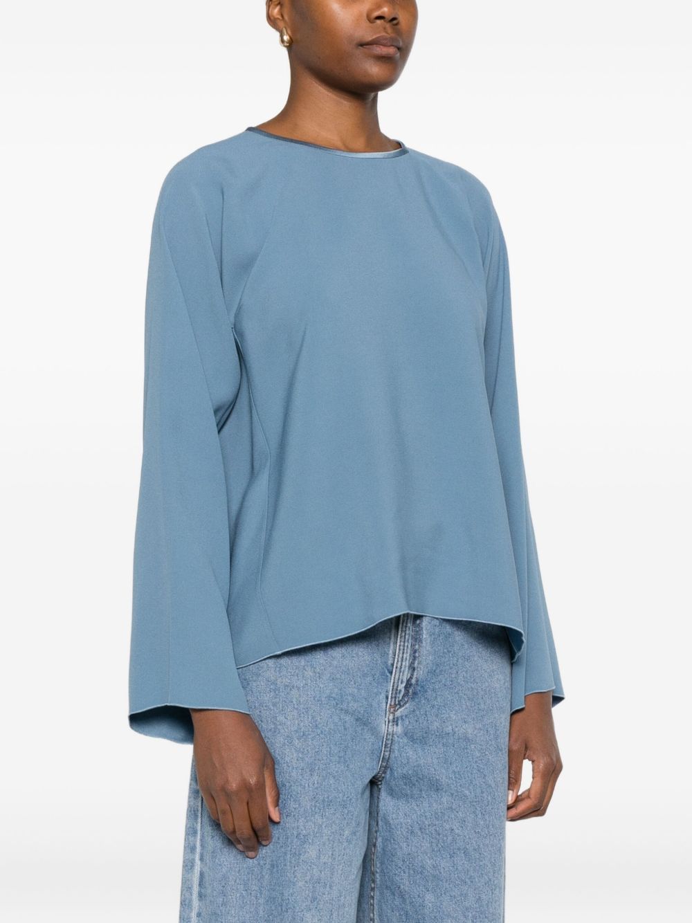 Forte Forte Top - Blue and green | 5f74285cb30611ce174b7fc493dd6a33113a80af