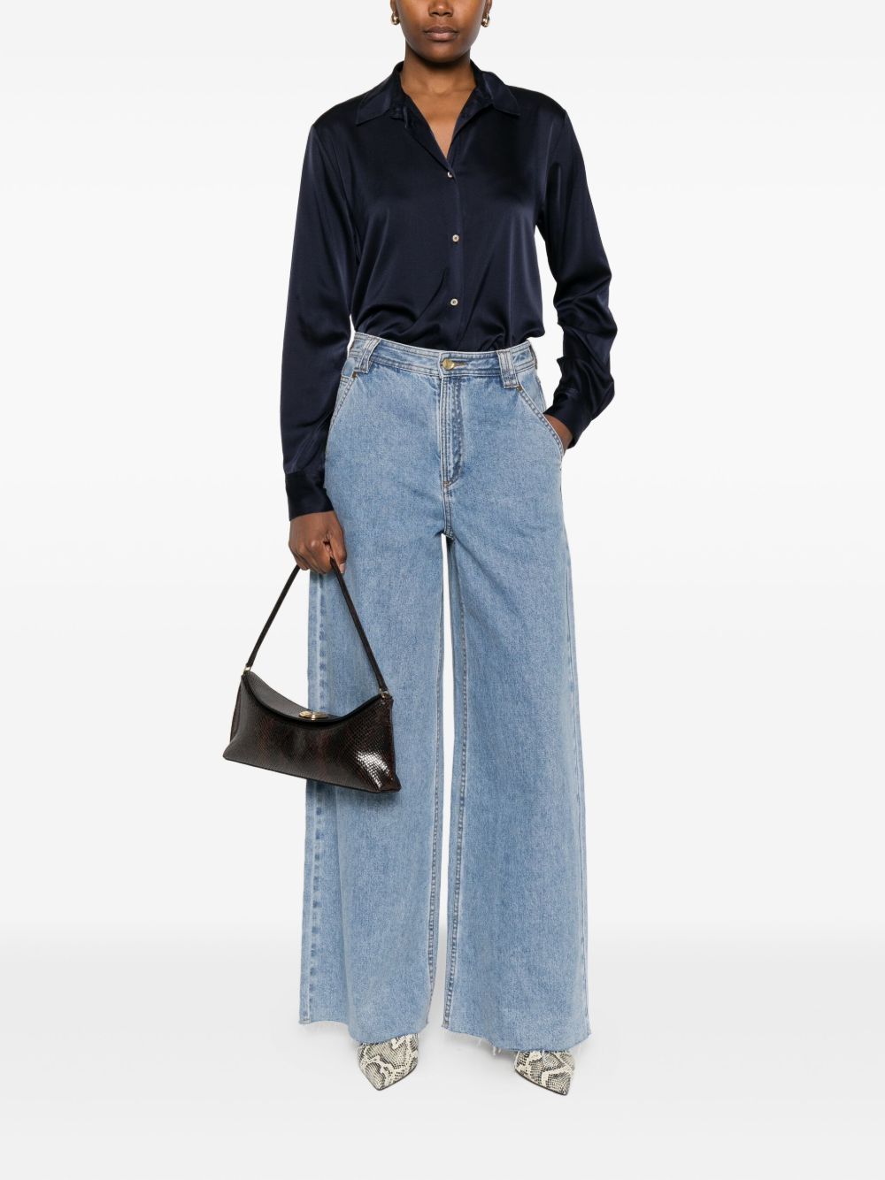 Forte Forte Shirts - Blue and green | fcbbea246cba9628304ab14bbc1c266dec3ee207