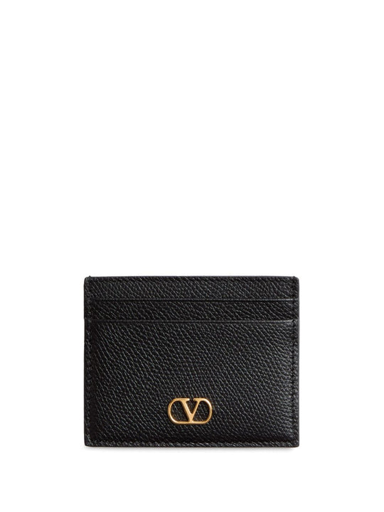 Vlogo Signautre Leather Card Case